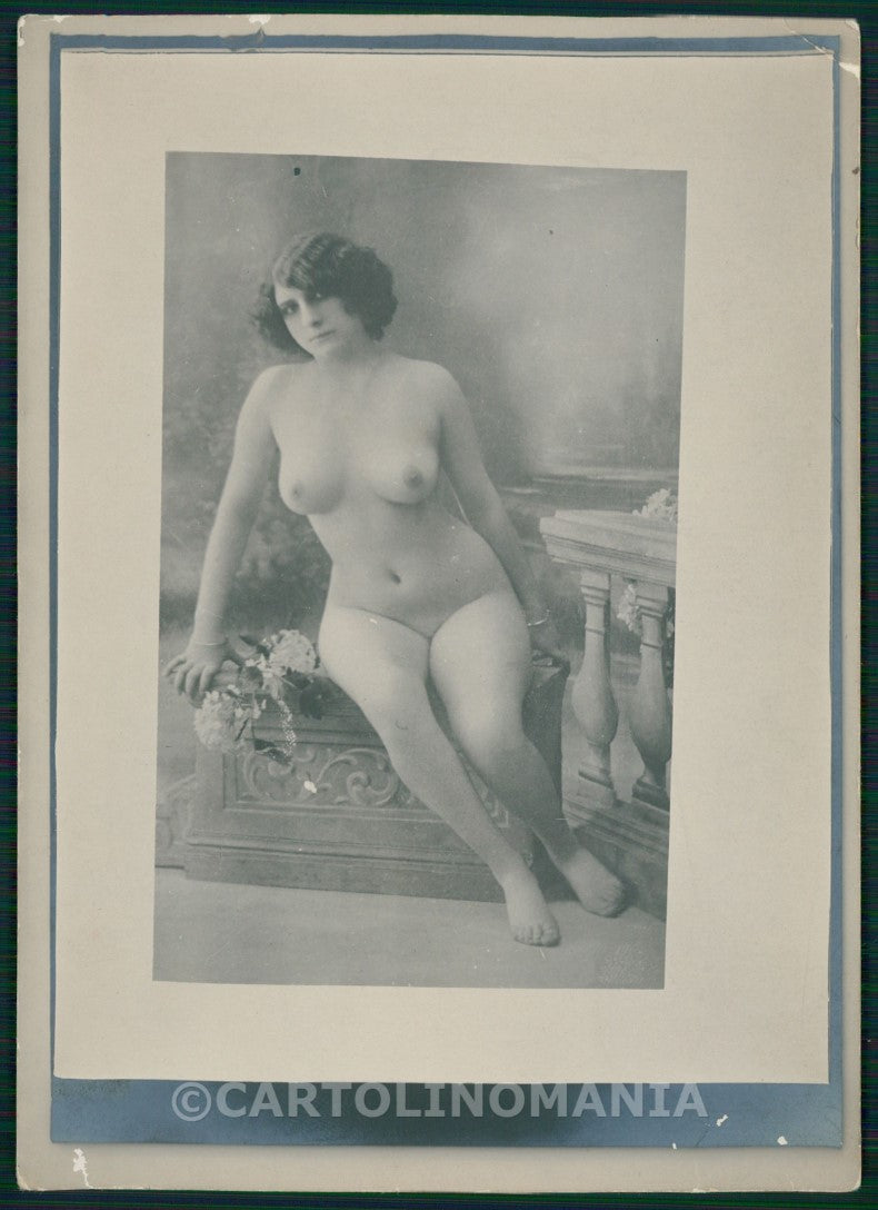 Risque Nude Lady 18x13 cm Real Photo KS7674 – fronte
