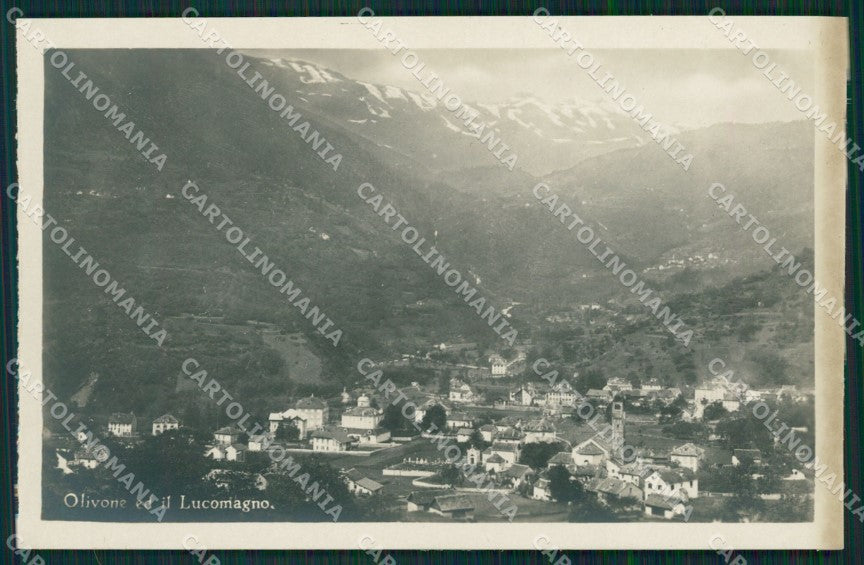 Svizzera Olivone Lucomagno foto cartolina KS7718 – fronte