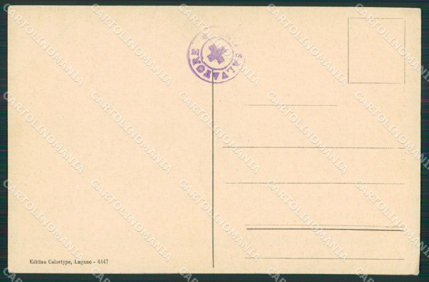 Svizzera Lugano Funicolare Monte San Salvatore cartolina KS7722 – retro