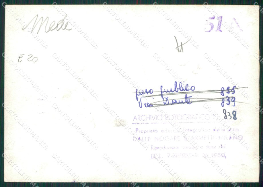 Pavia Mede Banca Popolare di Novara Bozza FG foto cartolina KS7732 – retro