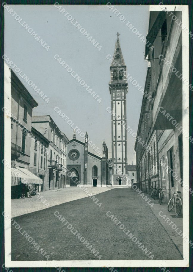 Pavia Mede Chiesa Parrocchiale Campanile Bozza FG foto cartolina KS7736 – fronte