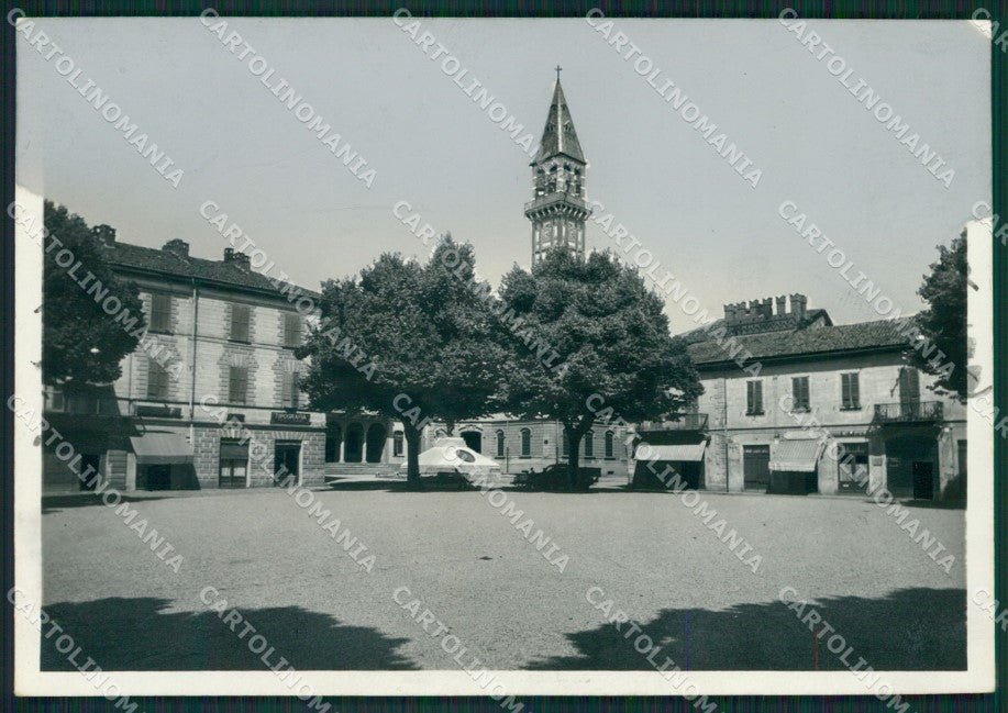 Pavia Mede Piazza Repubblica Bozza FG foto cartolina KS7738 – fronte