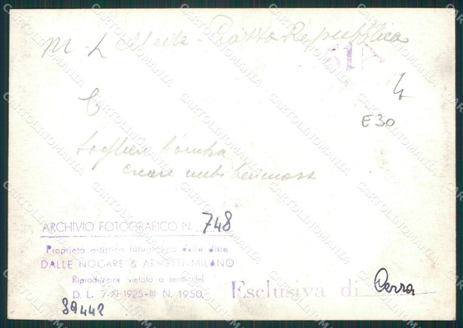 Pavia Mede Piazza Repubblica Bozza FG foto cartolina KS7738 – retro