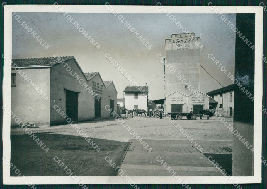 Pavia Mede Magazzini Generali Bozza FG foto cartolina KS7741 – fronte