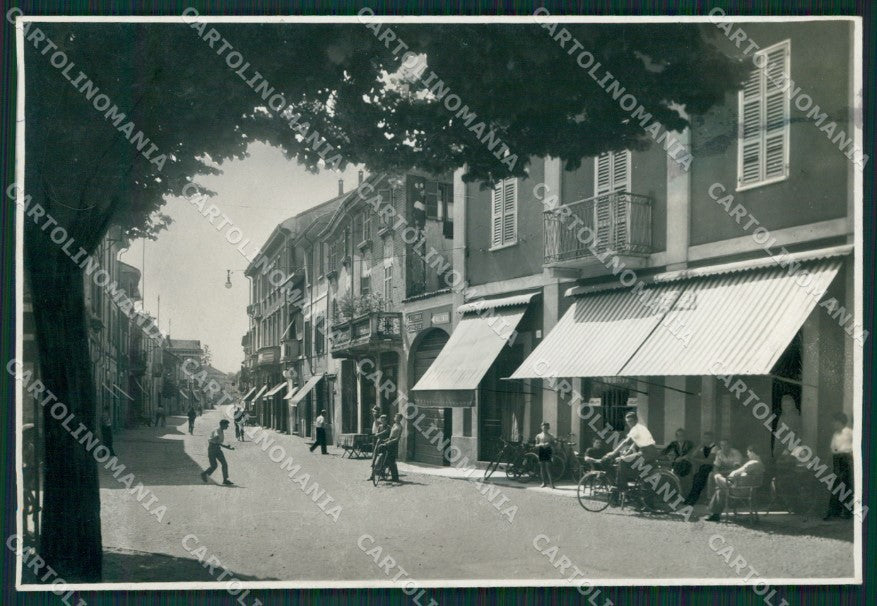 Pavia Mede Via Roma Bozza FG foto cartolina KS7745 – fronte