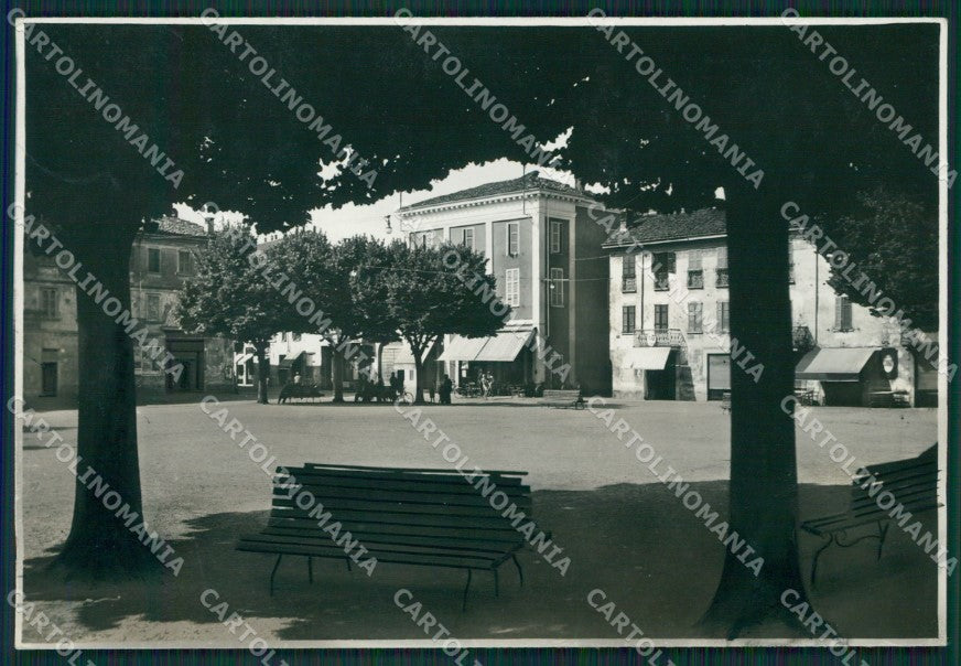 Pavia Mede Piazza Vittorio Emanuele II Bozza FG foto cartolina KS7748 – fronte