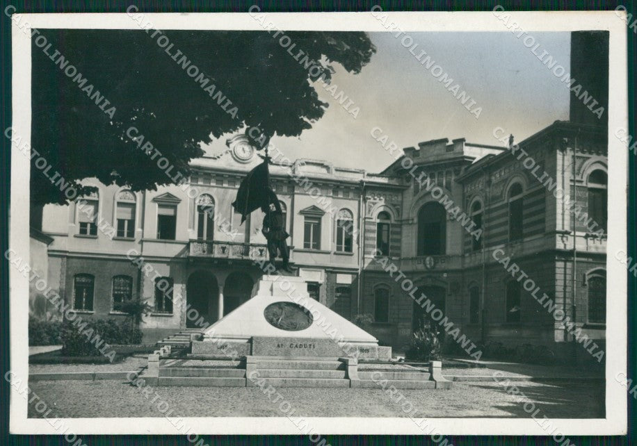 Pavia Mede Municipio Monumento ai Caduti Bozza FG foto cartolina KS7753 – fronte