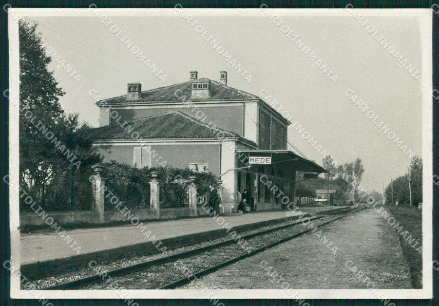 Pavia Mede Interno Stazione Bozza FG foto cartolina KS7755 – fronte