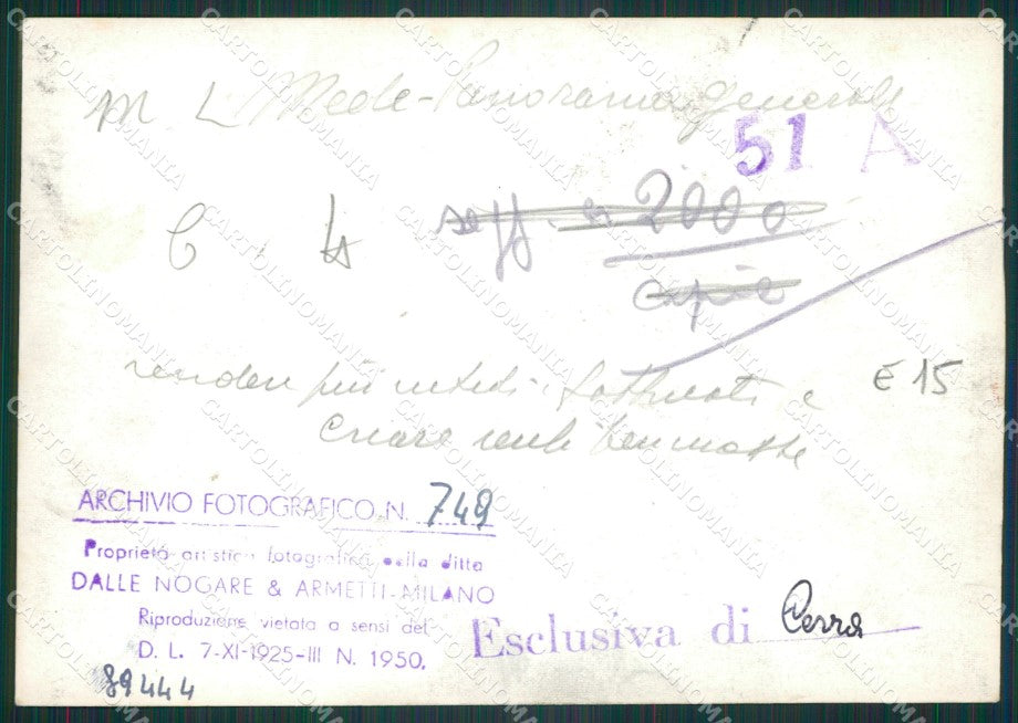 Pavia Mede Panorama Bozza FG foto cartolina KS7757 – retro