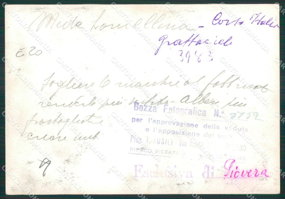Pavia Mede Corso Italia Bozza FG foto cartolina KS7762 – retro
