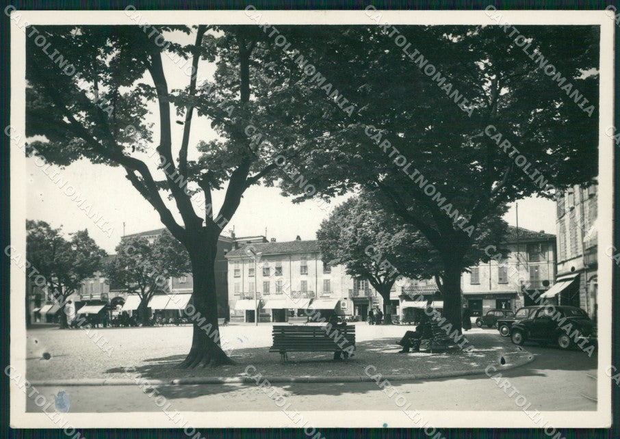 Pavia Mede Piazza della Repubblica Bozza FG foto cartolina KS7769 – fronte