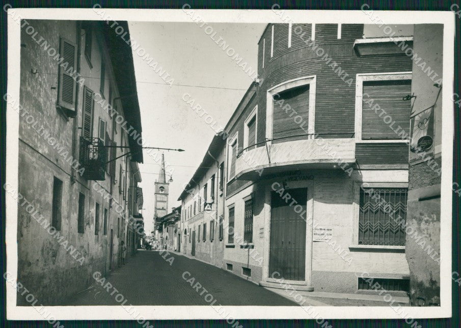 Pavia Gambolò Corso Vittorio Emanuele Banca Bozza FG foto cartolina KS7783 – fronte