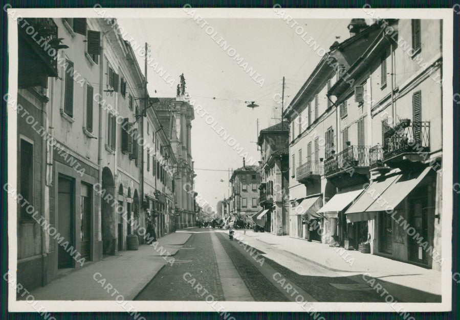 Pavia Garlasco Via Umberto I Bozza FG foto cartolina KS7790 – fronte
