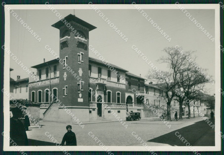 Pavia Garlasco Palazzo Banca Popolare di Novara Bozza FG foto cartolina KS7794 – fronte