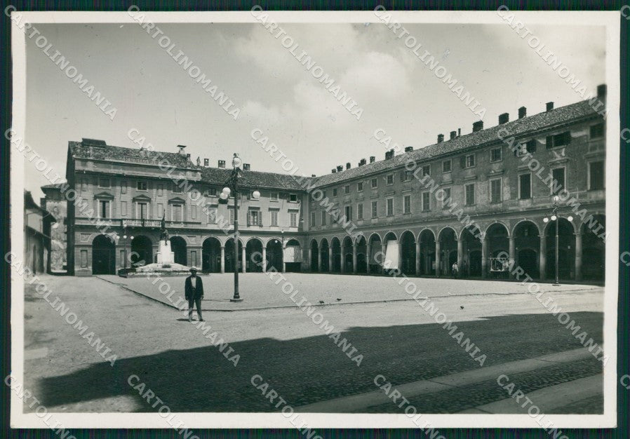Pavia Garlasco Piazza Vittorio Emanuele Municipio Bozza FG foto cartolina KS7796 – fronte