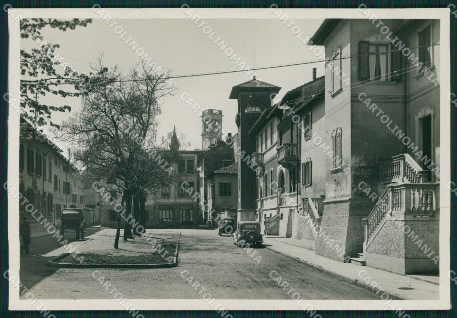 Pavia Garlasco Piazza Regina Margherita Bozza FG foto cartolina KS7802 – fronte