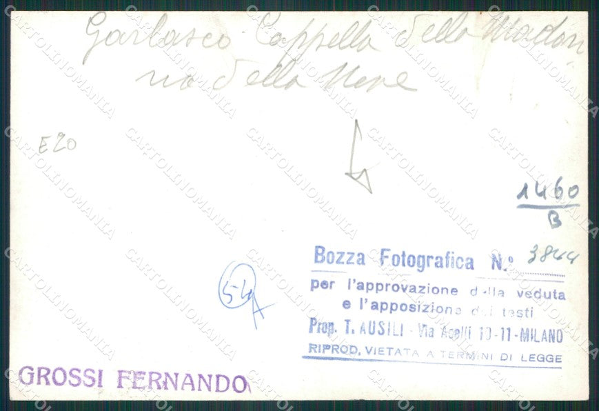 Pavia Garlasco Parco Madonna della Neve Bozza FG foto cartolina KS7810 – retro