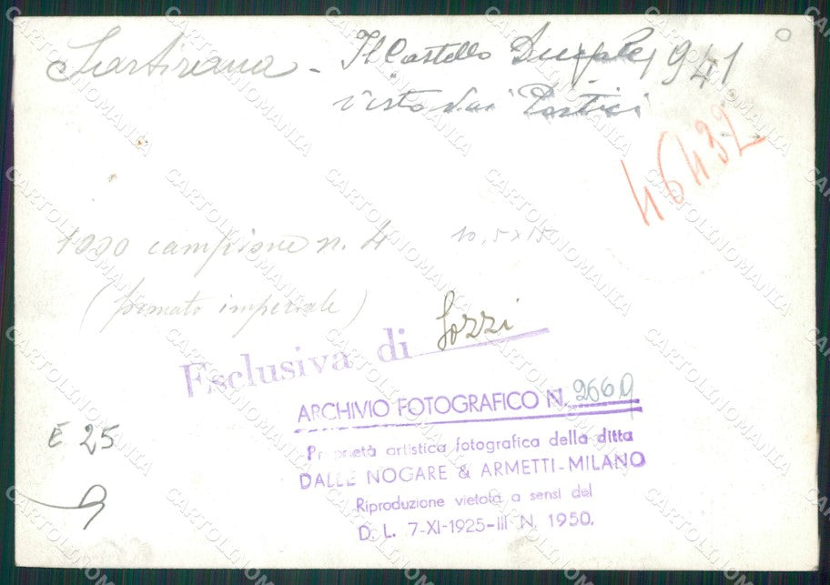 Pavia Sartirana Castello Ducale Bozza FG foto cartolina KS7822 – retro
