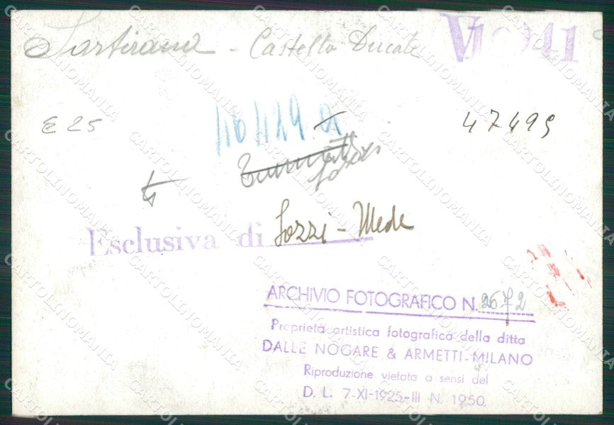 Pavia Sartirana Castello Bozza FG foto cartolina KS7828 – retro