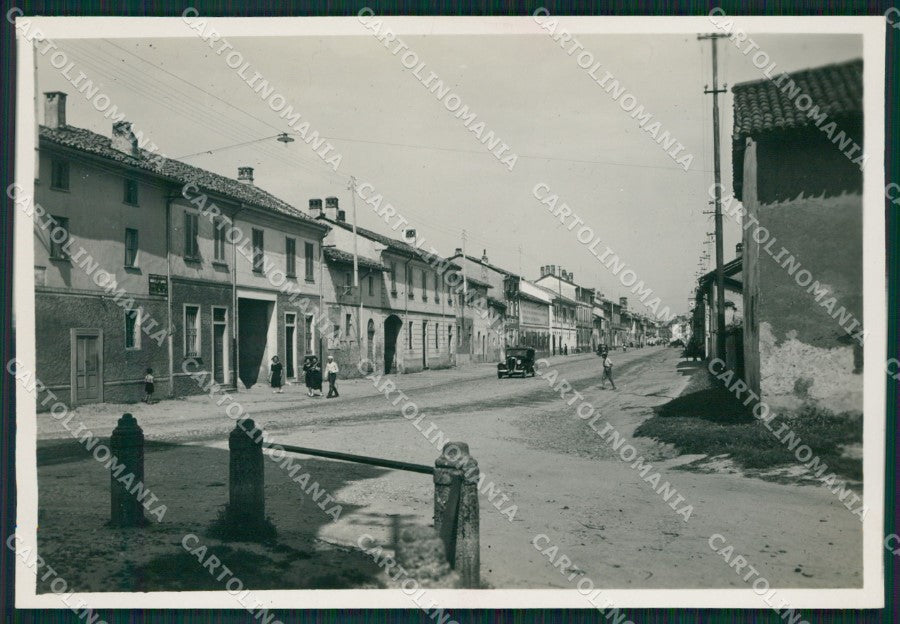 Pavia Groppello Cairoli Via Umberto I Bozza FG foto cartolina KS7831 – fronte