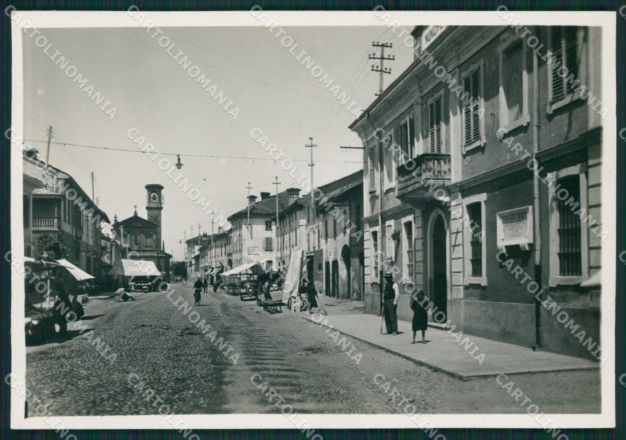 Pavia Groppello Cairoli Mercato Bozza FG foto cartolina KS7833 – fronte