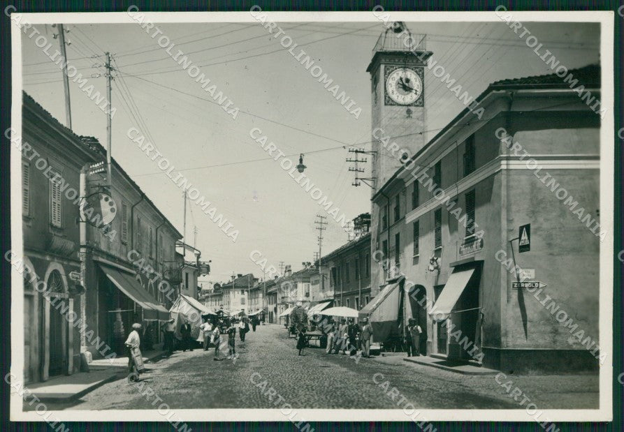 Pavia Groppello Cairoli Via Umberto I Bozza FG foto cartolina KS7835 – fronte