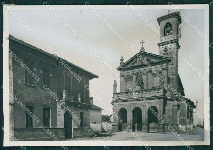 Pavia Groppello Cairoli Chiesa Parrocchiale Bozza FG foto cartolina KS7838 – fronte