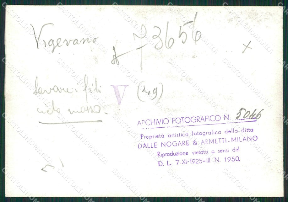 Pavia Vigevano Albergo Stazione Bozza FG foto cartolina KS7839 – retro