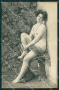 Risque Nude Lady French Super Paris Real Photo postcard KS7877 – fronte