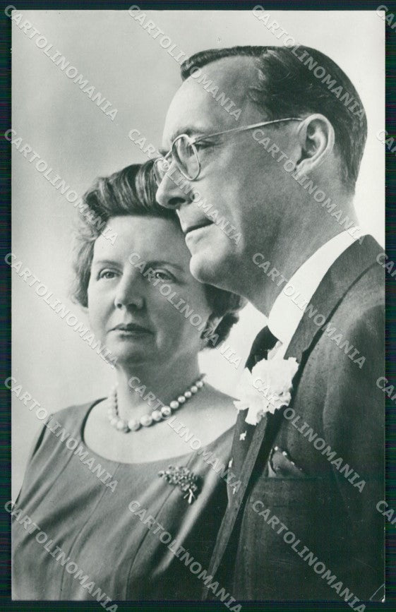 Royalty Netherlands Juliana Bernhard Van Lippe Biesterfeld RPPC postcard KS9611 – fronte