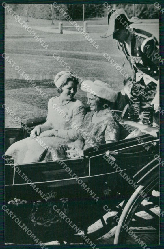 Royalty Netherlands Holland Beatrix Irene real photo cartolina postcard KS9613 – fronte