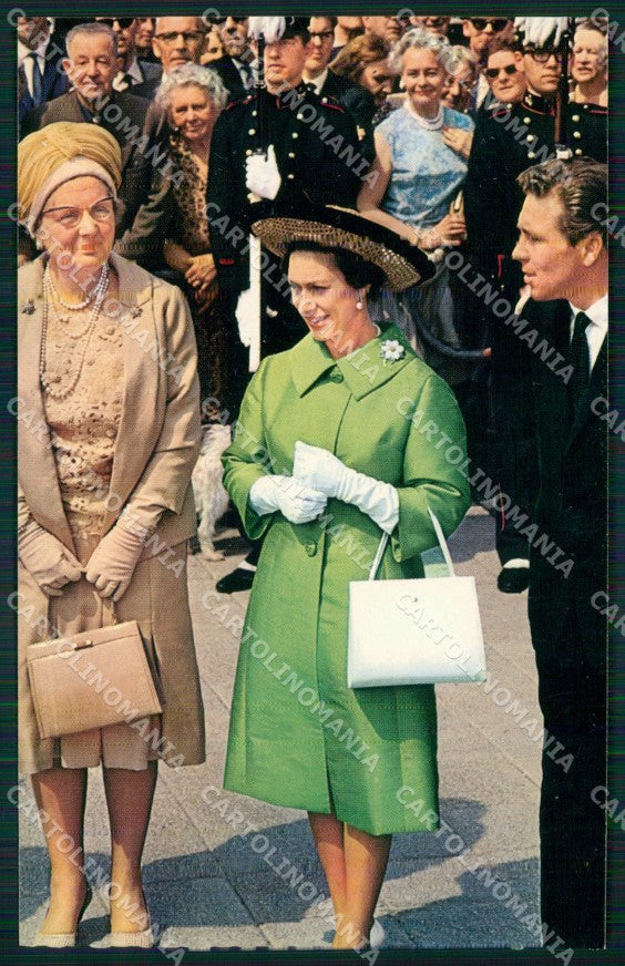 Royalty Netherlands Holland Koningin Juliana TRIMMED RPPC postcard KS9621 – fronte