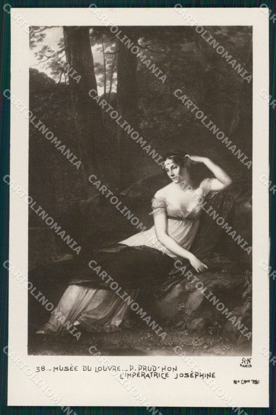 Royalty France Imperatrice Josephine real photo cartolina postcard KS9623 – fronte