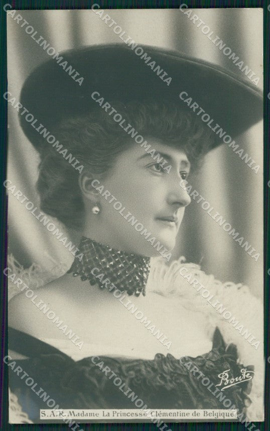Royalty France Belgium Princess Clementine of Begium RPPC postcard KS9634 – fronte