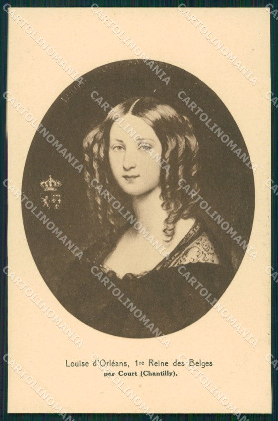 Royalty France Belgium Belgique Louise Orleans cartolina postcard KS9638 – fronte