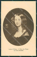 Royalty France Belgium Belgique Louise Orleans cartolina postcard KS9638 – fronte