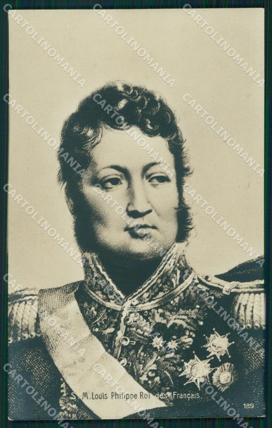Royalty France Louis Philippe real photo cartolina postcard KS9639 – fronte