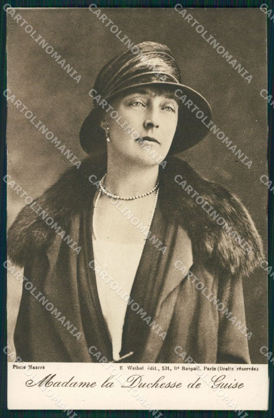 Royalty France Princess Isabelle Guise cartolina postcard KS9647 – fronte