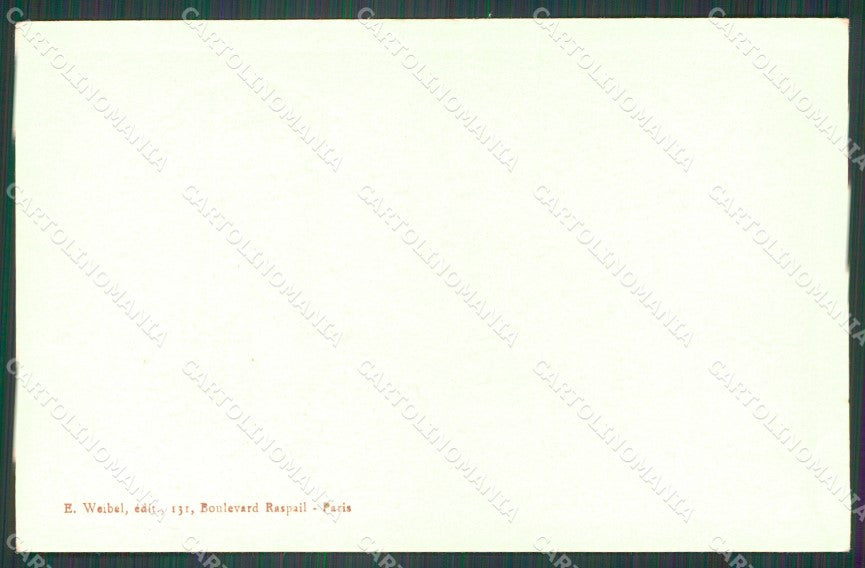 Royalty France Prince Henri Orleans Isabelle Bragance cartolina postcard KS9650 – retro
