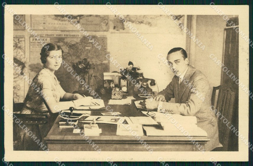 Royalty France Prince Henri Orleans Isabelle Bragance cartolina postcard KS9654 – fronte