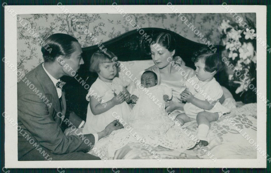 Royalty France Prince Henri Orleans Isabelle Bragance RPPC postcard KS9661 – fronte