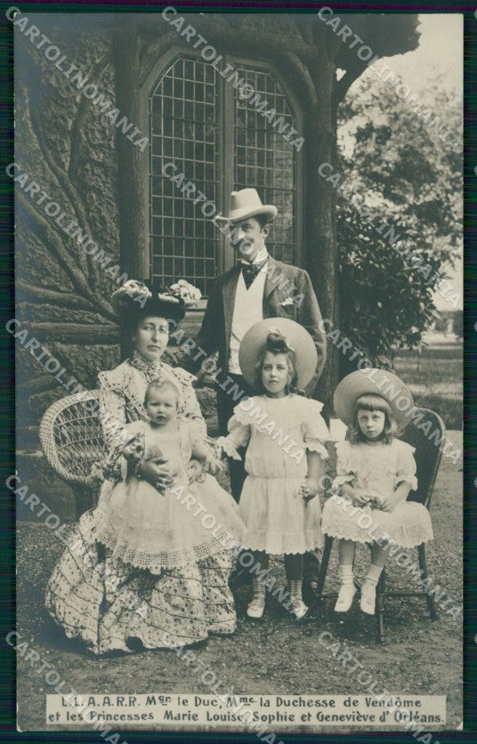 Royalty France Sophie Marie Louise Genevieve Orleans RPPC postcard KS9673 – fronte