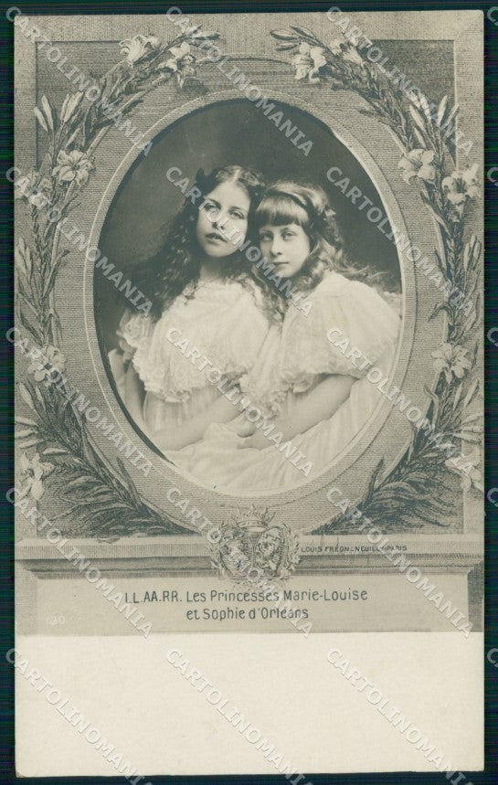 Royalty France Marie Louise Sophie Orleans real photo cartolina postcard KS9675 – fronte