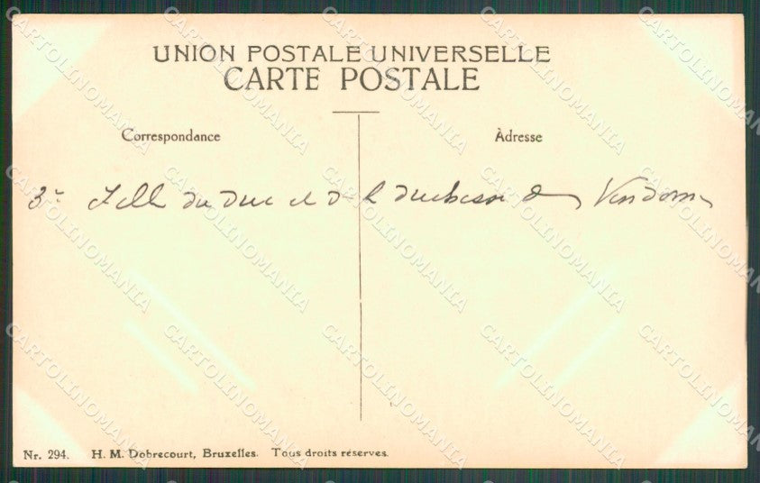 Royalty France Genevieve Orleans real photo cartolina postcard KS9676 – retro