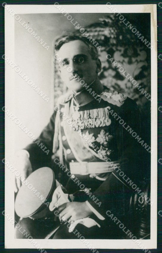 Royalty Serbia Alexander I of Yugoslavia real photo cartolina postcard KS9686 – fronte