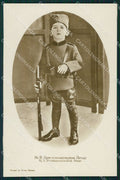 Royalty Serbia Peter II of Yugoslavia real photo cartolina postcard KS9692 – fronte