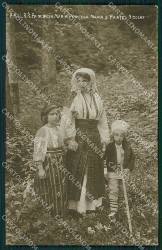 Royalty Romania Marie of Edinburgh Maria Nicolae RPPC cartolina postcard KS9719 – fronte