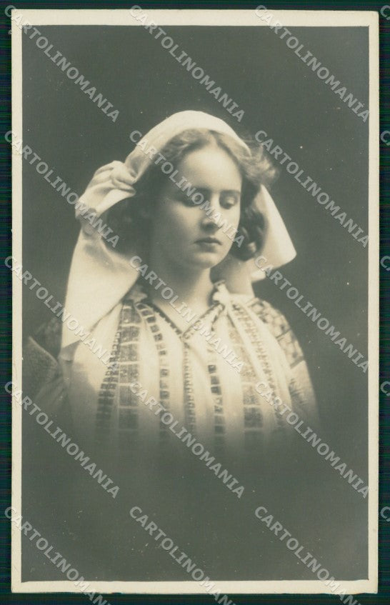 Royalty Romania Elisabeth real photo cartolina postcard KS9729 – fronte