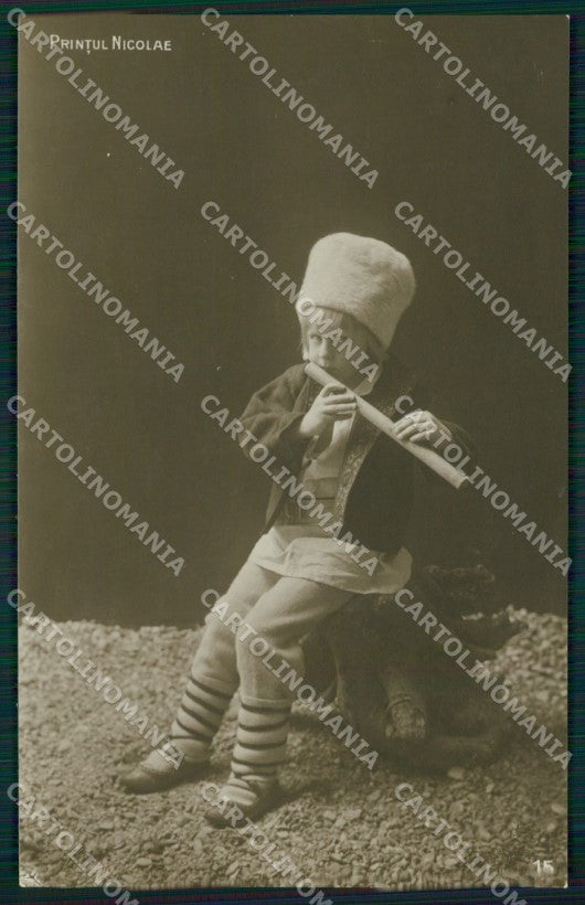Royalty Romania Nicolae real photo cartolina postcard KS9738 – fronte