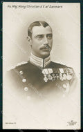 Royalty Denmark Royalty King Christian X real photo cartolina postcard KS9809 – fronte